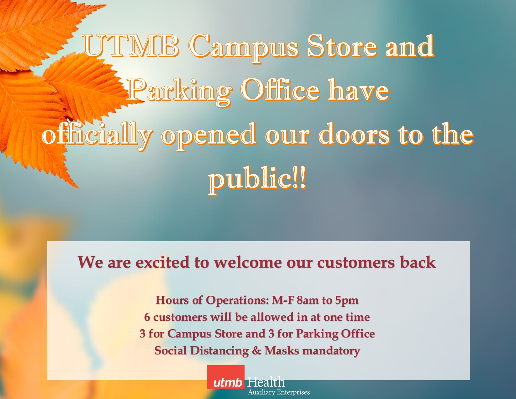 Image of Campus Store and Parking Office Reopening (002).jpg